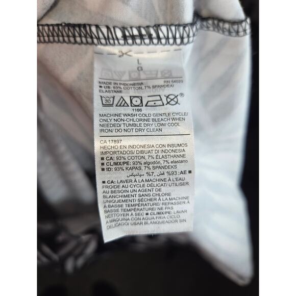 Old Navy T-Shirt Dress Active wear Tropical Beach  Print Size large - Picture 6 of 6